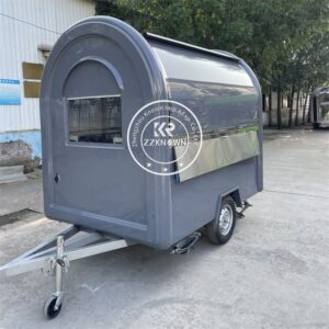 Concession Street Ice Cream Cart Mobile BBQ Burger Pizza Trailer Concession Fast Food Trailer Mobile Food Truck With Full Kitchen