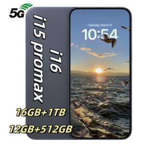 i16 i15 Pro Max Smart Phones 16+1TB camera face unlock full smartphone 6.8-inch high-definition screen phone 5G dual SIM card USB-C High-end Customization