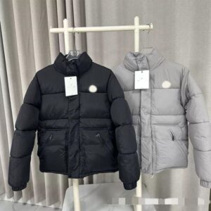 Designer women's cotton clothes, neutral bread clothes, warm and thick solid color short bread clothes, fashionable and simple winter warmth