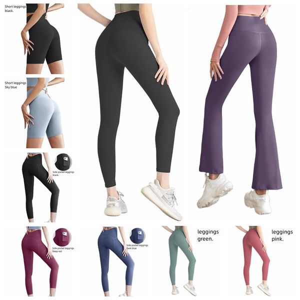 2025 Yoga pants align leggings Women Shorts Cropped pants Outfits Lady Sports Ladies Pants Exercise Fitness Wear Girls Running Leggings gym slim fit align pants