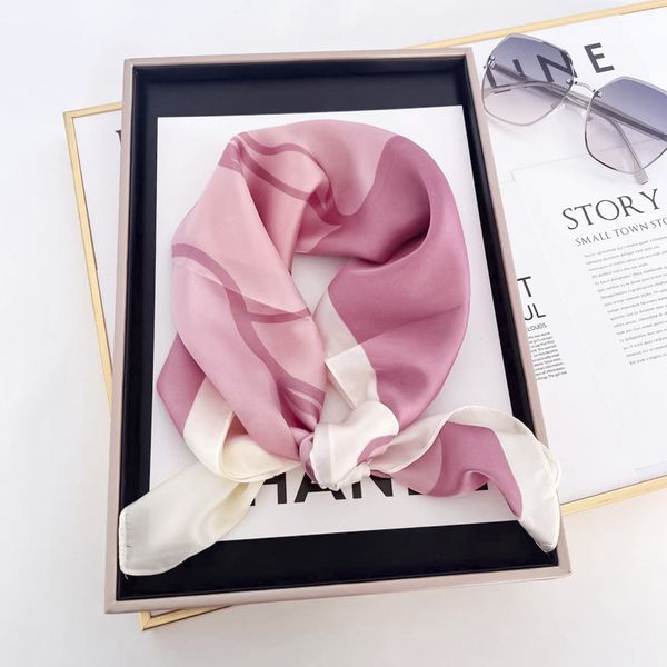 Advanced printed simulated silk scarf--820494