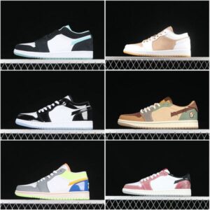 Wholesale DropShipping 77Color ASH 1 Low Basketball Shoes Sneakers Size 4-13 New Sale