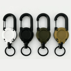 ABS & Steel Wire Retractable Keychain: Telescopic, Anti – Theft & Anti – Loss for Outdoor Enthusiasts