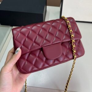 Leather Shoulder Bag Luxurys Handbags For Women Designer Bag Crossbody Synthetic Leather Sheepskin Classic Flap With Gold Chain Women Purse Handbag Designer Bag