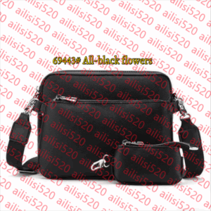 Men Leather TRIO Messenger Bags Luxury Shoulder belt Make up Bag Designer Handbag Tote Man's bags Shoulder bag Handbags Wallets purse tote b