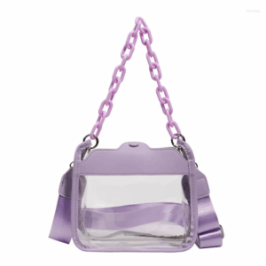Shoulder Bags 2025 Summer Women Clear Transparent Crossbody Bag Female Jelly Handbags And Purses Acrylic Chain Square Bolsos