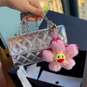 Designer Bag Charm Cherry Keychain Purse Charms for Handbags Cute Bag Charm keychain for Womens charms chain Lanyards