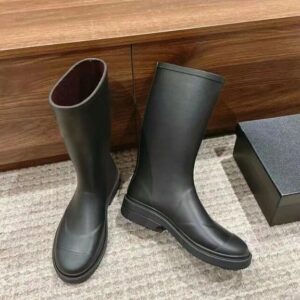JO boots Knight Winter Boots For Women Thick Sole knee high Boots Brand Rubber Boots Over The Knee Long Boots