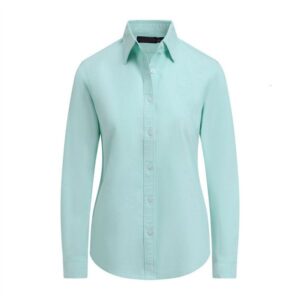 Womens Long Sleeve Shirts Solid Color Blouse with Small Horse Embroidery Loose Fit Unisex Designer Tops Asian Size for Matching Couples Outfit