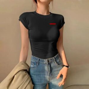 Womens Designer Vests Gilet Tshirts Summer Woman T Shirts Tanks T-Shirts Tees Vestidos Tops Short Outwears Street Round Neck Shirt S-XL BFG2501217