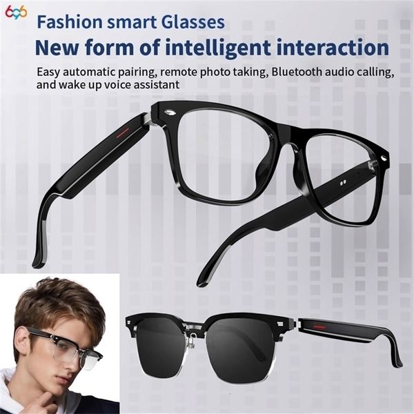 2-in-1 earphones smart Bluetooth audio AI voice noise reduction music waterproof ser microphone calg glasses 241019 ww12