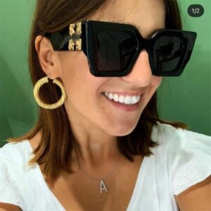 Fashion OFF W sunglasses Chaopai large square white style men and women fashion hip-hop off personality OERI003