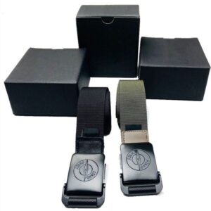 Mens Designer Belt Classic Belts for Man Woman Smooth Buckle Fashion Green and Black 2 Color Free Size