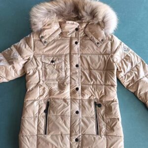 Warm Women NFC Designer Down Jacket Soft Wolf Fur Trim White Duck Puffer Parka Slim Fit Classic Winter Coat Ideal for Christmas Gifts