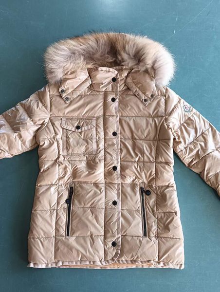 Warm Women NFC Designer Down Jacket Soft Wolf Fur Trim White Duck Puffer Parka Slim Fit Classic Winter Coat Ideal for Christmas Gifts