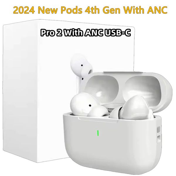 USA Stock Pods 4th Gen tws earbuds Pods Pro 2 USB C TWS Wireless Bluetooth Earphones Pods 6 Earphone Handfree Headset USB-C charging port For Xiaomi iPhone Headphones
