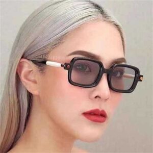 Designer Kuboraum cool sunglasses Super high quality luxury Jing bairan star with German street shooting square plate P2 personalized kuboraum original box