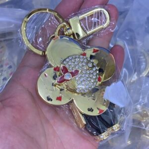 Designer Unisex Black Key Chain Accessories Keychains Letter Luxury Pattern Car Keychain Jewelry Gifts Lanyards for Key Bag