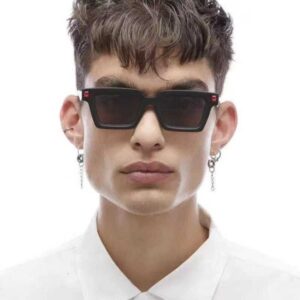 Designer Kuboraum cool Super high quality luxury New Q2 Box Square Style Unisex Eyeglasses Frame Flat Mirror With original box