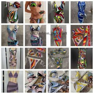 pucci bikini bathing suit Sexy Womens Designers Bikinis Sets Clear Strap Shape Swimsuits Ladies Bathing Suits Swim Wear Beach Woman Mixed Brands Swimwear 9e1 221