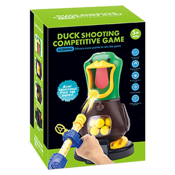 Sound/Lighting/Score/Movement Gun Shooting My Duck Toy Parent-child Interactive Competition