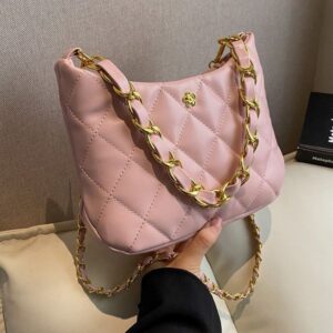Free shipping Single Shoulder Bags Women flap Square high-capacity chain Dia grid crossbody bag
