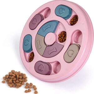 Pet Feeder Dog Educational Toys Increase Puppy Intellectual Food Dispenser Interactive Feeding Slow For Choking Training Bowl