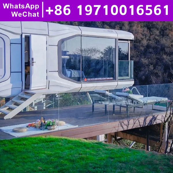 Moisture Proof Modular Container Office Building High Quality Tiny Homes Prefabricated Houses in Luxury Containers Factory Price