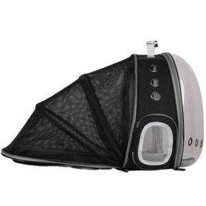 Beni Pet Breathable Expandable Pet Carrier: Portable Clear Cat Bag & Backpack for Outings