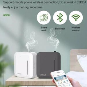 Intelligent Bluetooth Aroma Fragrance hine USB Battery Air Purifiers Scent Unit Essential Oil Diffuser 150ml Timer APP Control for Smart Home Hotel Office