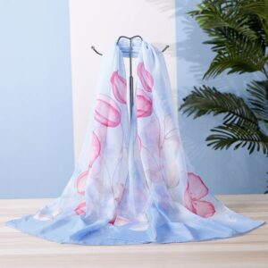 Chiffon filament versatile ethnic style printed scarf –842951