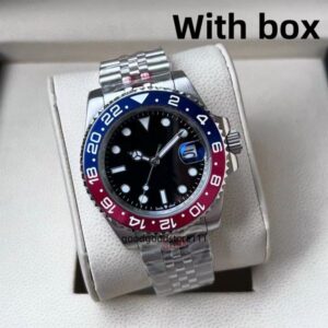 Mens Watches Automatic Mechanical 40mm Watch 904L Stainless Steel Blue Black Ceramic Sapphire glass Super luminous Wholesale Super clone watch