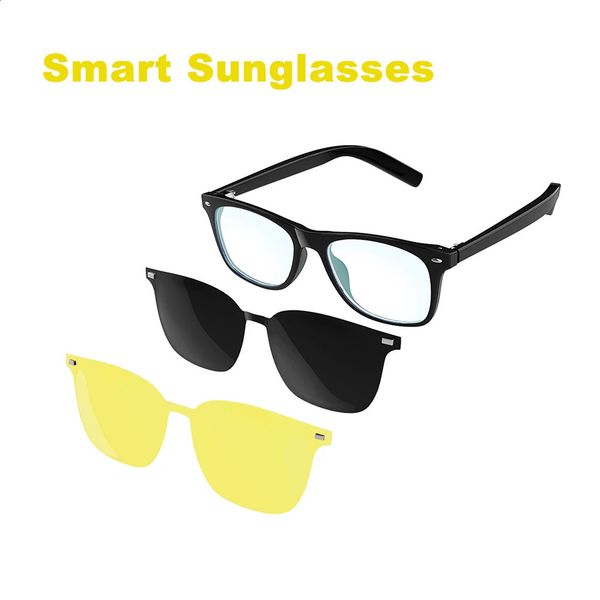 G05-T3 Wireless Smart Glasses Sunglasses 3-in-1 Anti Blue Light Sports Touch Control Open End Earphones 241019