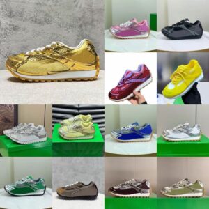size 35-46 Designer gold Sneakers Runner Casual Shoes Women Shoe Stylish Unique Fishnet Upper Men Vintage Versatile Lightweight Technical Mesh Runner Sneaker