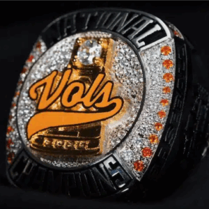 2024 Tennessee Vols 2025 National Team Champions Championship Ring With Wooden Display Box Sport Souvenir Boy Women Men Fan Gift