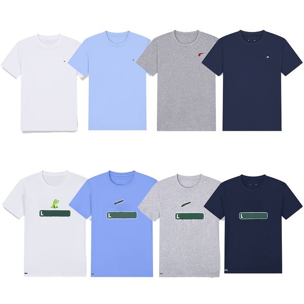 New designer Men T-Shirts Designer T-Shir Polo men shirts Printing Clothing 100% cotton business shirt collard mesh shirts lapel short sleeve breathable