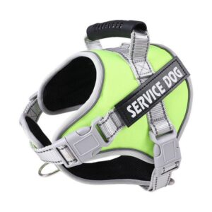 Designer Personalised Big Dog Harness With Rubber Handle Adjustable K9 Pet Vest Service Dog Collar For Large Dog Walking Accessories