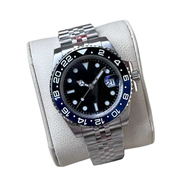 Automatic Mechanical 40mm Watch 904L Stainless Steel Blue Black Ceramic Sapphire glass Super luminous WristWatches montre de luxe gifts top watch Wholesale