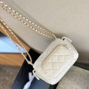 Camera Bag Fashion Womens Makeup Sacoche Shoulder Bag Leather Diamond Gold Hardware Metal Buckle Multi-Pocket Luxury Tote Matelasse Chain Crossbody Wallte 20cm