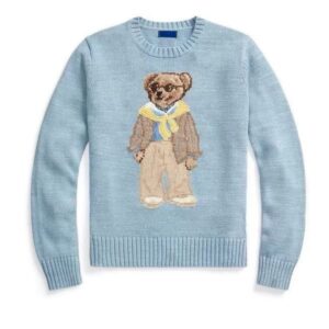 Women's designer Winter Soft Basic Women Pullover Cotton Pulls Fashion Knitted Jumper Teddy Bear Embroidery Sweaters