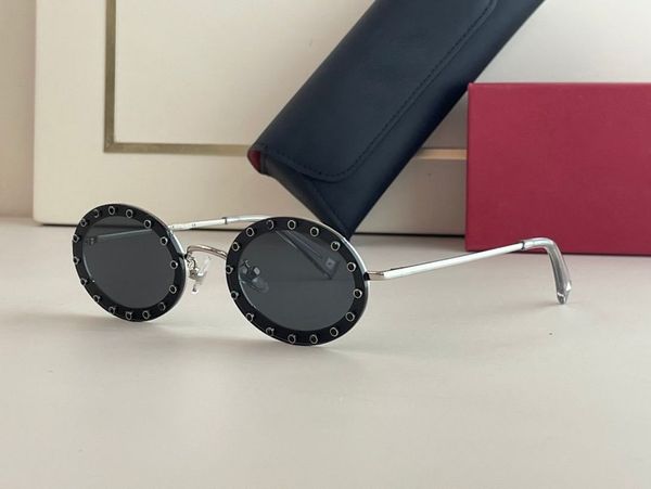 Fashion Vintage Round Sunglasses Designer Woman Classic Big Frame Luxury Brand Sun Glasses Travel Eyewear Female UV400 Eyeglasses Sonnenbrille