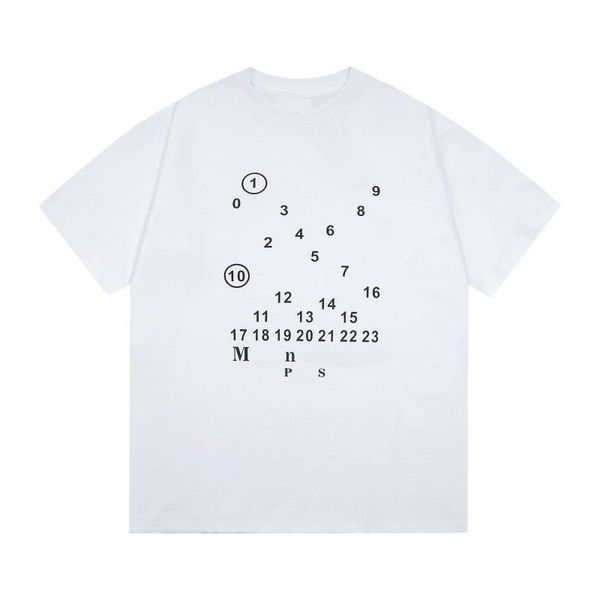 Unisex Designer White T-Shirt with Painted Design