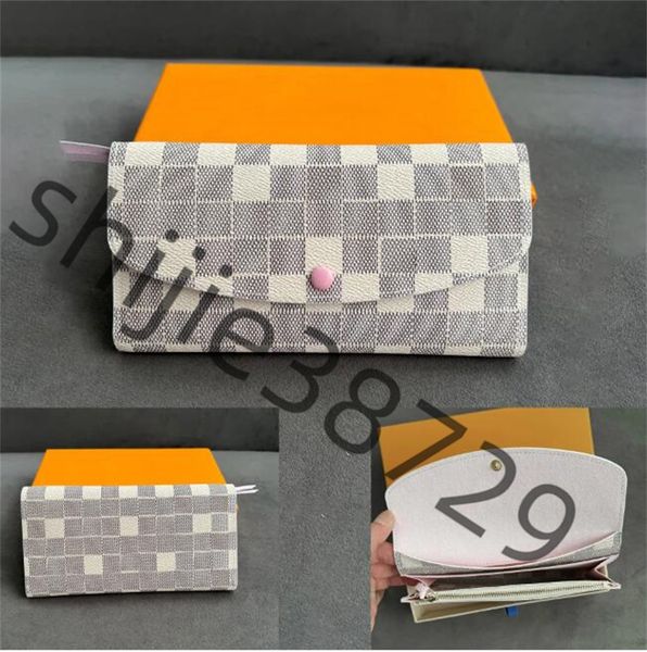 ine Leather summer travel mirror quality 4 card slots purses lady Designers zipper Wallets Key Purse