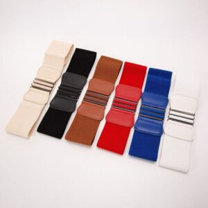 Elegant Women's Elastic Cinching Belt for Skirts and Jackets Chic Korean Design