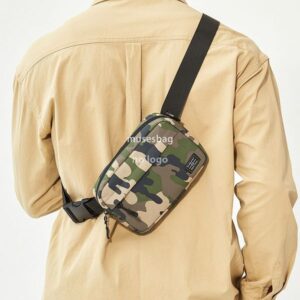 Men's backpack general fashion brand crossbody bag camouflage multi-functional chest bag outside single shoulder tactical small bag mobile phone men and women