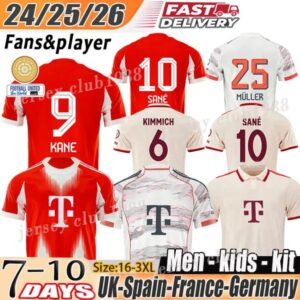 Deutscher Meister 2025 munich jersey Harry Kane shirt Thomas Muller Sane Kingsley Coman Jamal Musiala Soccer Jerseys kimmich jersey bayernmunich 25 26 kids kit top