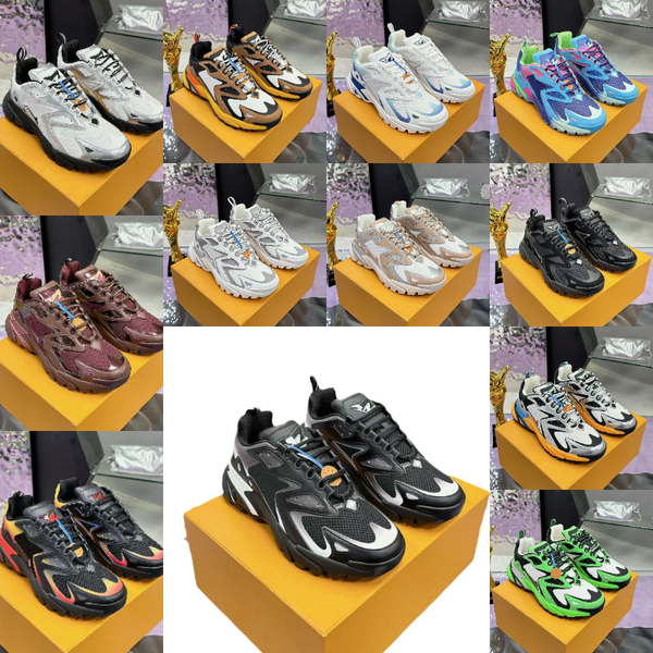 Designer Men Women Runner Tatic Sneaker Casual shoes Sneakers for Men Fashion Breathable black Mesh Look fashion black white rubber sole Casual women Shoes 36-45