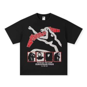 High-Quality Letter Print Casual Loose Fashion Round Neck Short Sleeve T-Shirt