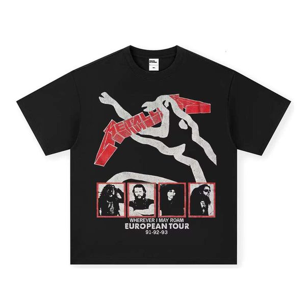 High-Quality Letter Print Casual Loose Fashion Round Neck Short Sleeve T-Shirt