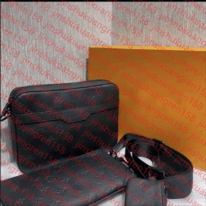 High Quality Designer bags mens womens POCHETTE TRIO Cross Body Wallets Leather tote bag Patchwork handbag shoulder bags Totes Purse Crossbody Bag with dust bag